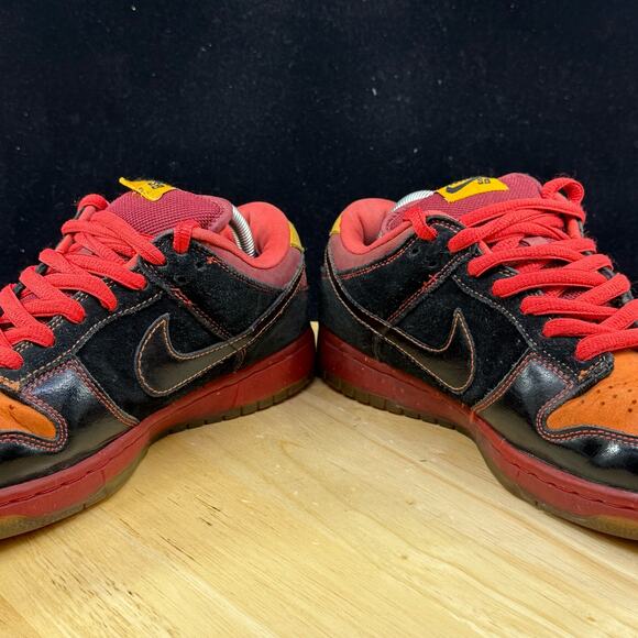 Nike Dunk Premium SB Low Hawaii Size 9 313170-003 Black Orange OG Rare Men Skate - Picture 8 of 11